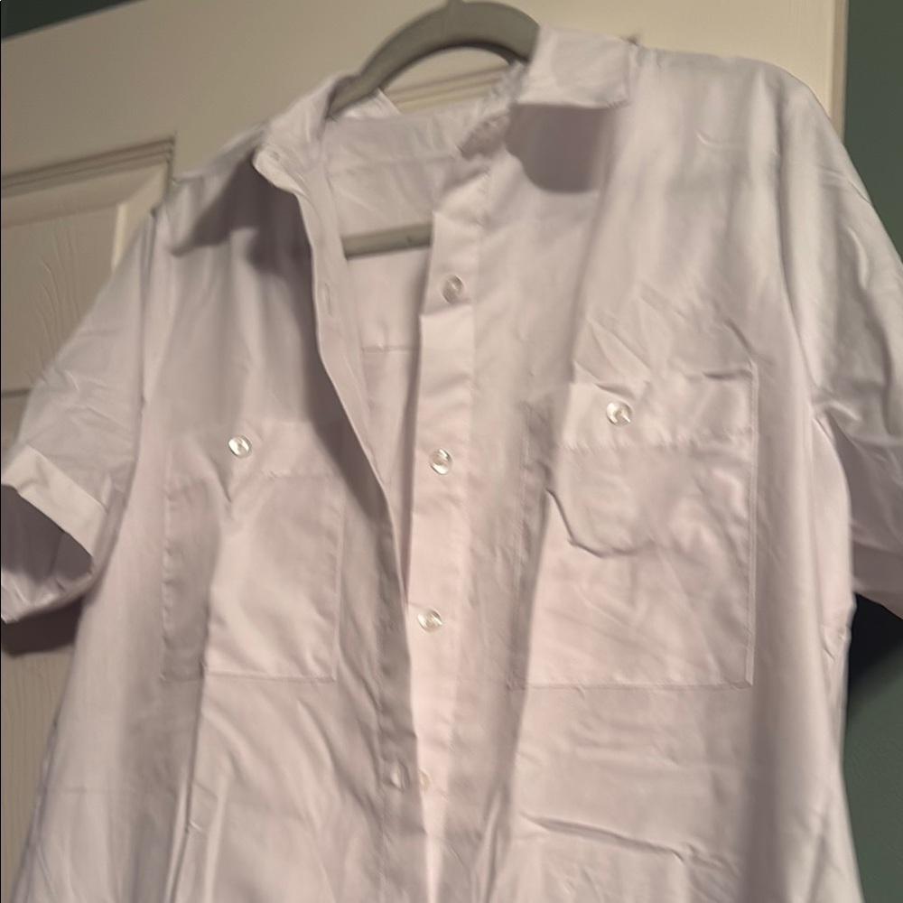 COOLA White Casual Button Down Shirt